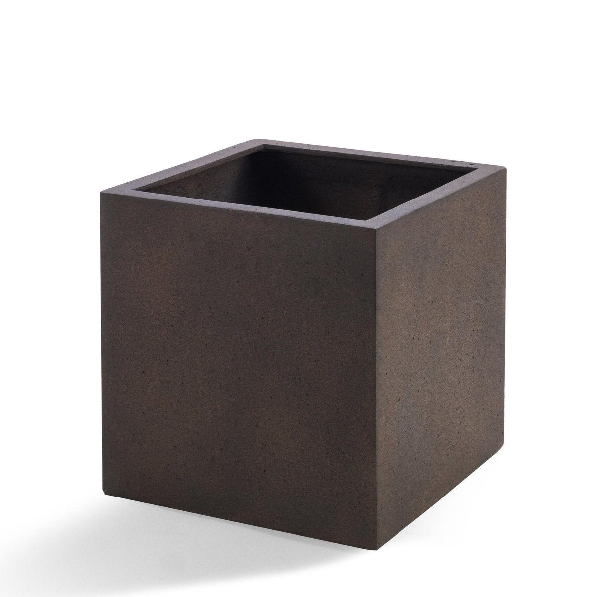 Topf Grigio Cube Rusty Iron - D60 x H60 - Wurzelwerk Design