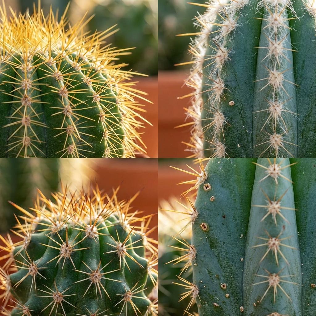 Mini Kakteen Mix in Terrakottatöpfen, 9 Stück, Ø 8,1 cm, Höhe 5-10 cm, von Everspring, kleine Sukkulenten für drinnen