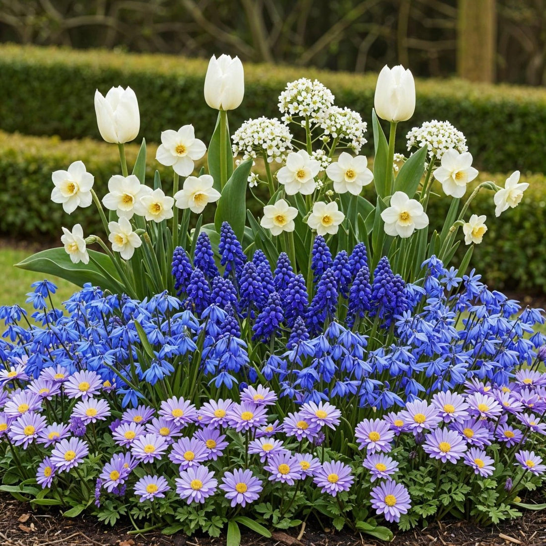 Blumenzwiebeln Bulb Garden Blue Mix | 125 Stück Blautöne – Geschenkverpackung - Wurzelwerk Design