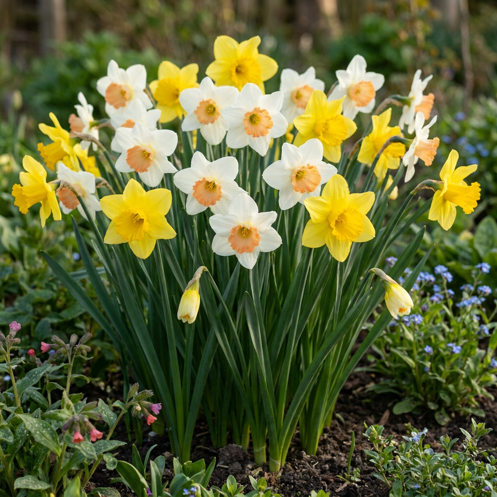 Narzissen-Mischung – Narcissus online kaufen | 40 bis 320 Blumenzwiebeln, bunt gemischt – Wurzelwerk Design
