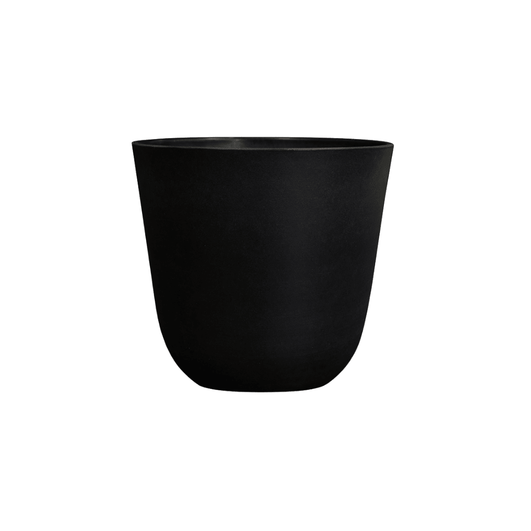 Topf Palermo schwarz in verschiedenen Größen - Wurzelwerk Design