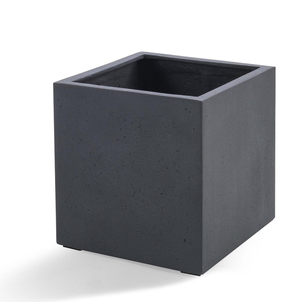 Topf Grigio Cube Anthrazit - D60 x H60 - Wurzelwerk Design