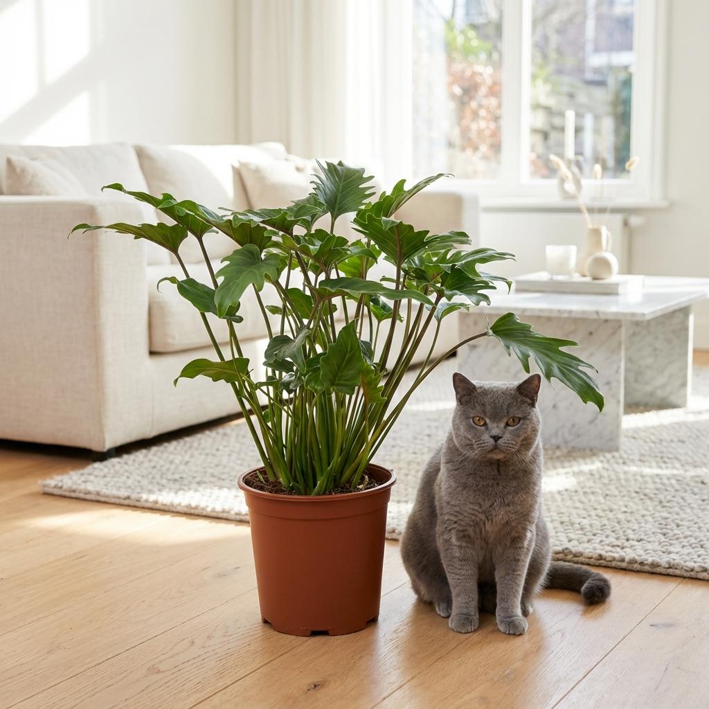 Philodendron Xanadu kaufen | Zimmerpflanze – Topf Ø 19 cm, Höhe 60 cm - Wurzelwerk Design