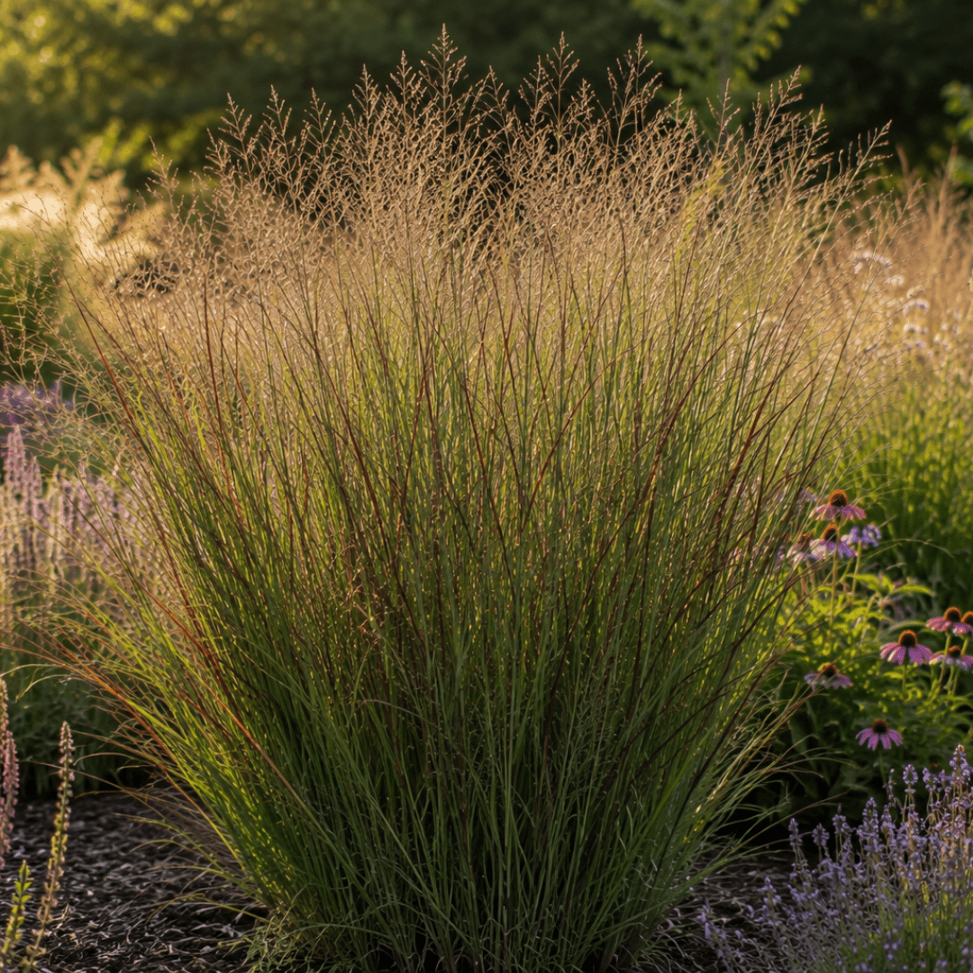 Ziergras Rotstrahlbusch kaufen | 3× Panicum virgatum, Ø 12 cm - Wurzelwerk Design