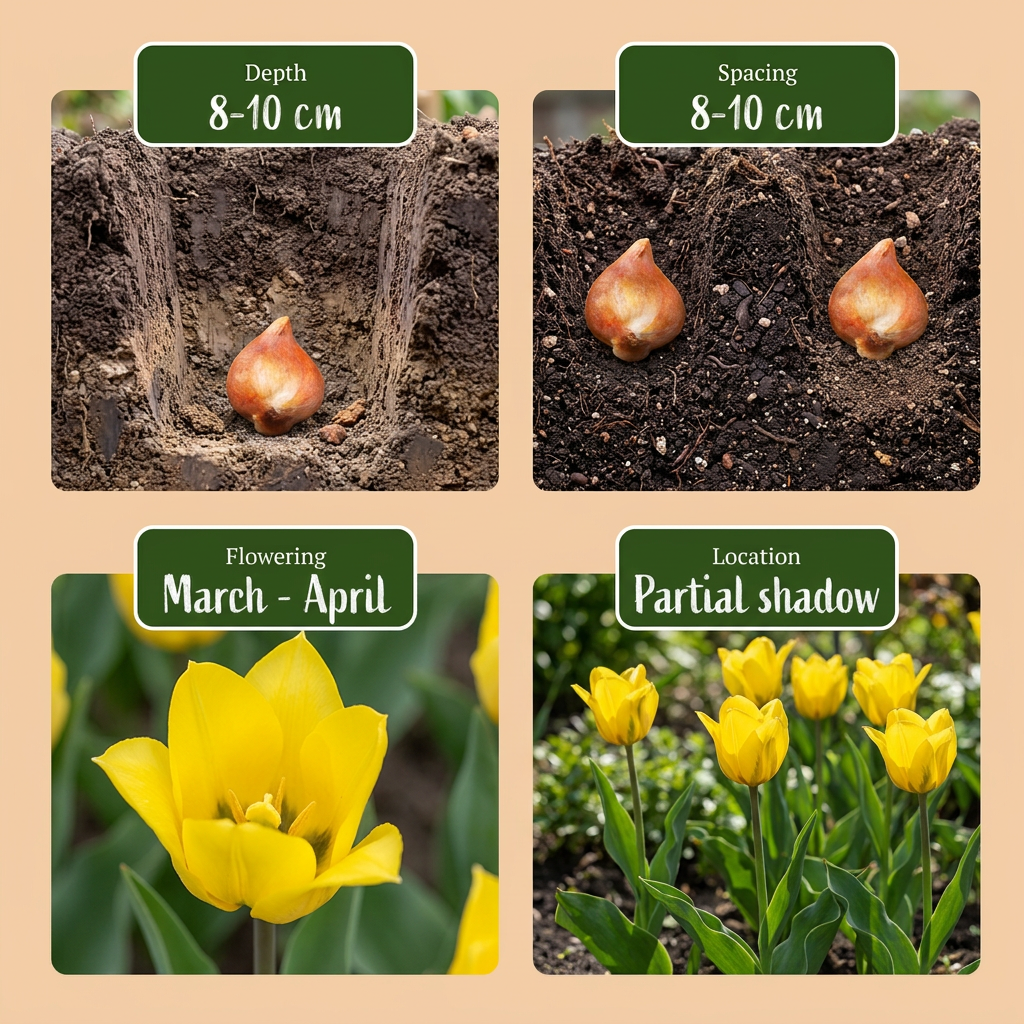 Weinbergstulpe – Tulipa sylvestris online kaufen | 20 bis 160 Blumenzwiebeln, gelb, duftend &amp; verwildernd – Wurzelwerk Design