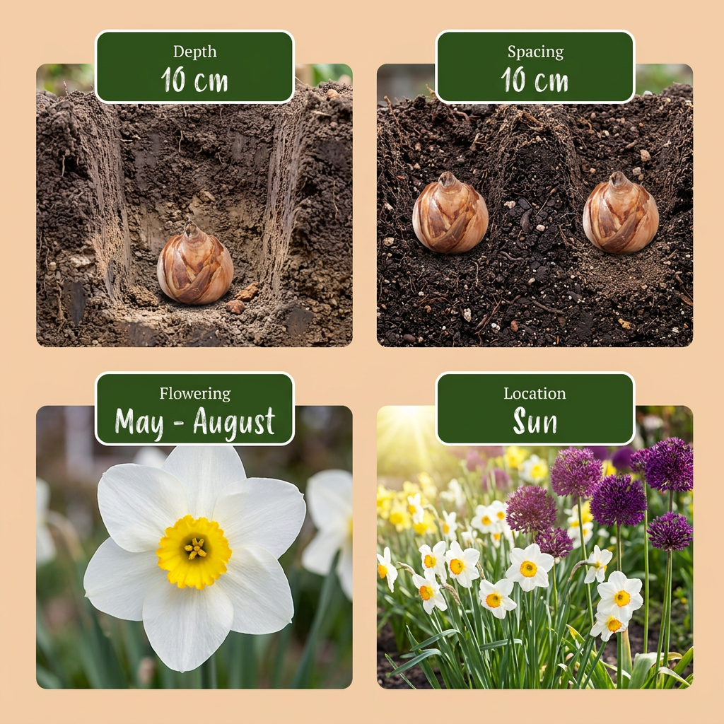 Blumenzwiebel-Mischung Trockengarten – online kaufen | 35 bis 280 Zwiebeln für sonnige, trockene Beete – Wurzelwerk Design