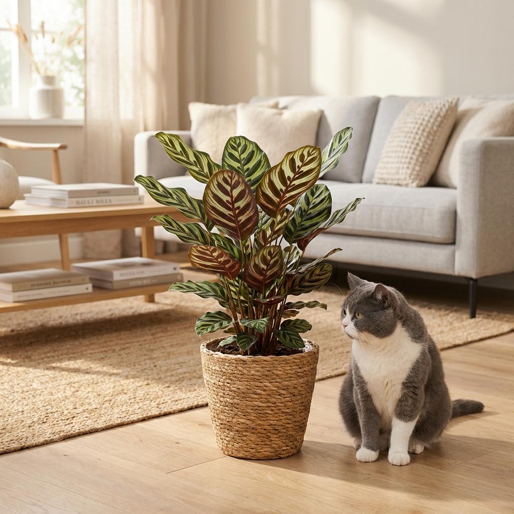 Calathea Makoyana kaufen | Pfauen-Korbmarante – Topf Ø 19 cm