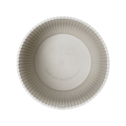 Topf elho Vibes Fold Round weiß - D18 x H17 - Wurzelwerk Design