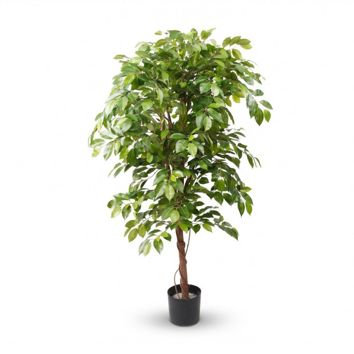 Künstlicher Ficus Deluxe Weinrebenbaum, 140 cm, Everspring, detailreiche grüne Blätter, naturgetreuer Pflanzenlook