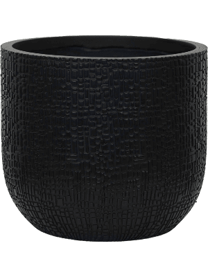 Capi Pot Bol Skin Anthrazit - D 24 cm - Wurzelwerk Design