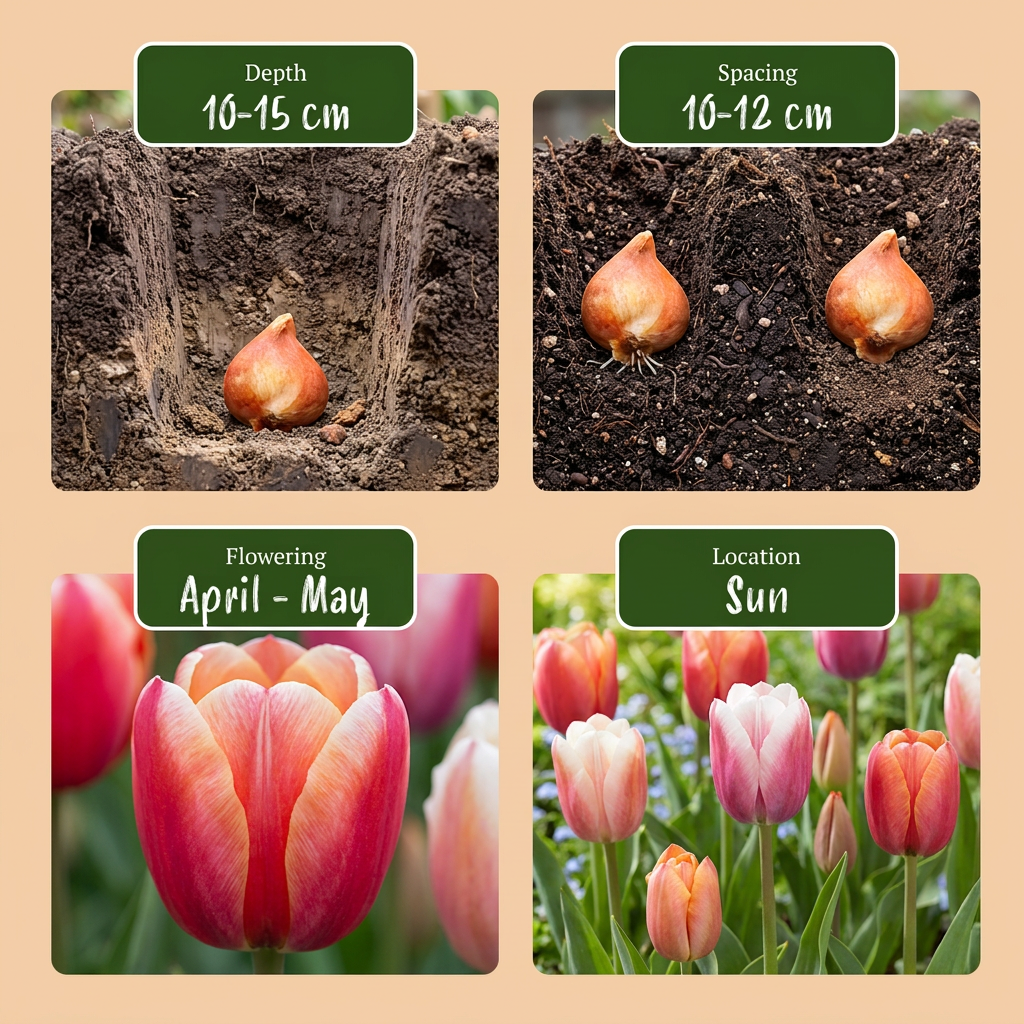 Tulpen-Mischung Glowing with Pride – Tulipa online kaufen | 15 bis 120 Blumenzwiebeln, leuchtende Farben – Wurzelwerk Design