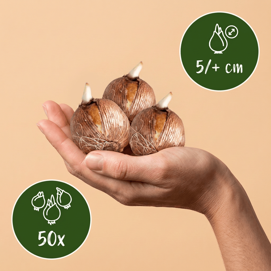 Wildkrokus-Mischung – Crocus online kaufen | 50 bis 400 Blumenzwiebeln, zierlich &amp; früh – Wurzelwerk Design - Wurzelwerk Design