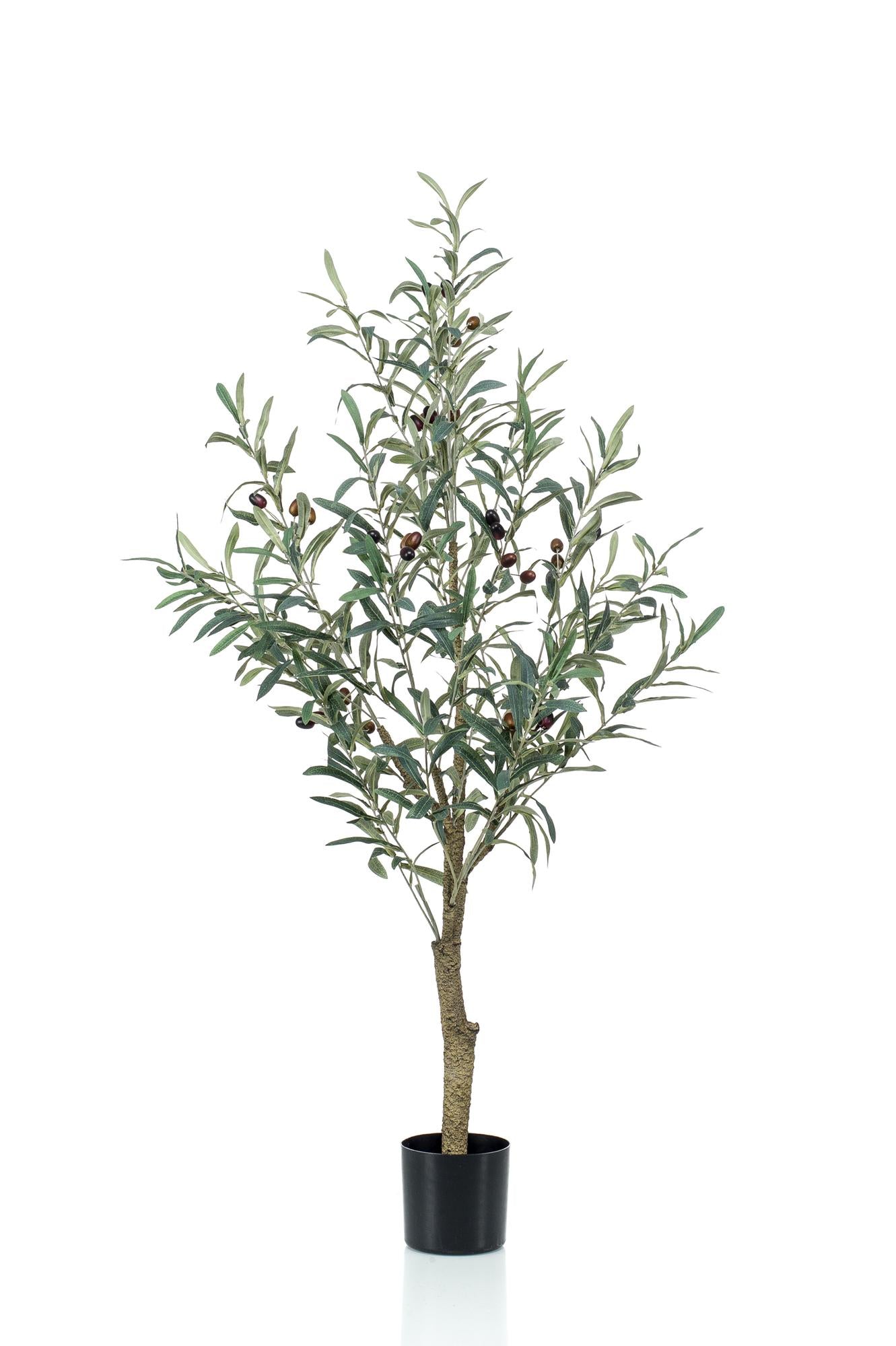 Künstlicher Olivenbaum von Everspring, 115–180 cm, realistische Olea europaea Kunstpflanze für natürliche Raumgestaltung