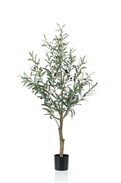 Künstlicher Olivenbaum von Everspring, 115–180 cm, realistische Olea europaea Kunstpflanze für natürliche Raumgestaltung