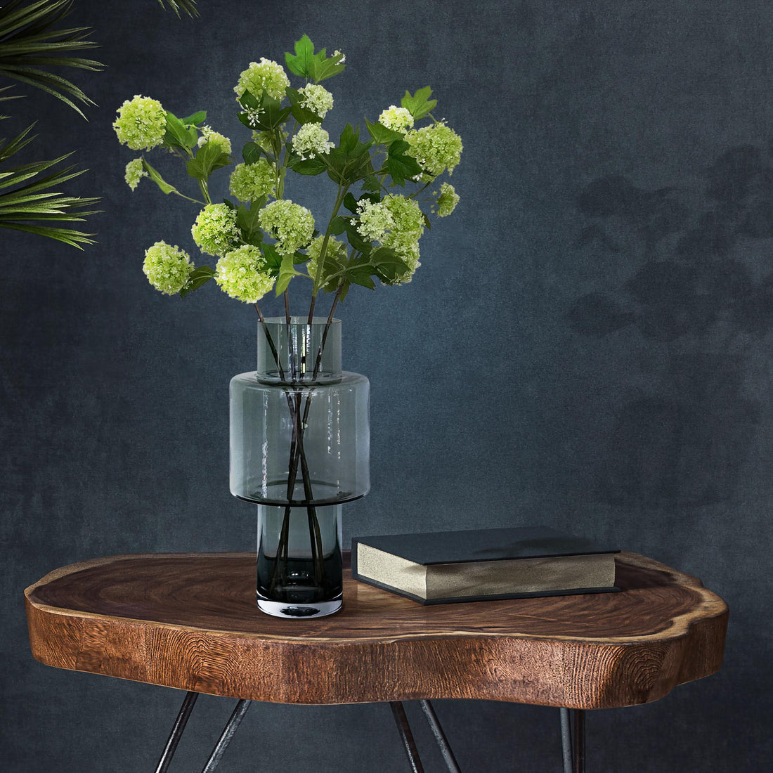 Künstliche Blumen Solo Cream Viburnum Opulus Zweige x 4 75cm