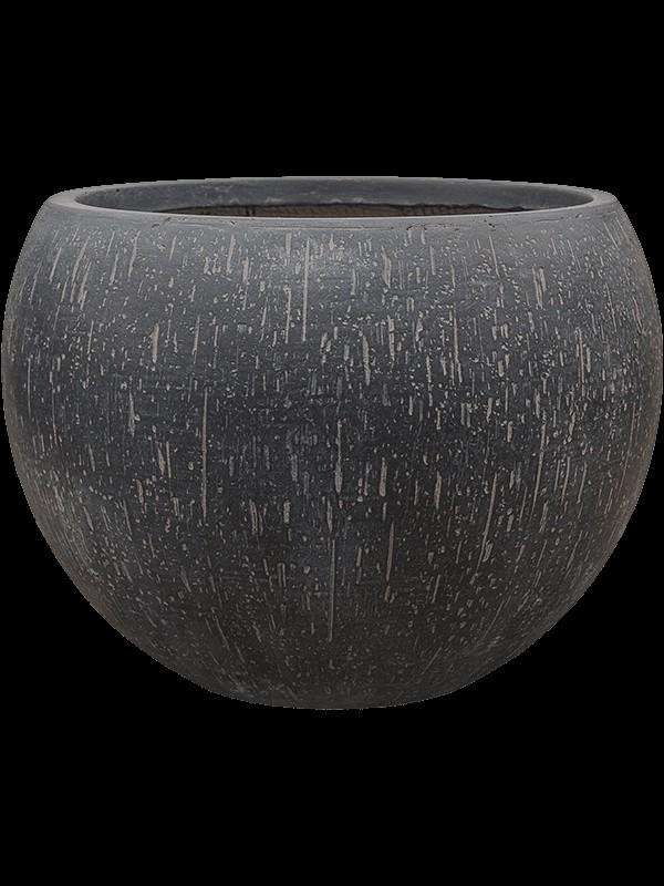 Topf - Anthrazit - Raindrop Globe - XL - H30 W42 - Wurzelwerk Design