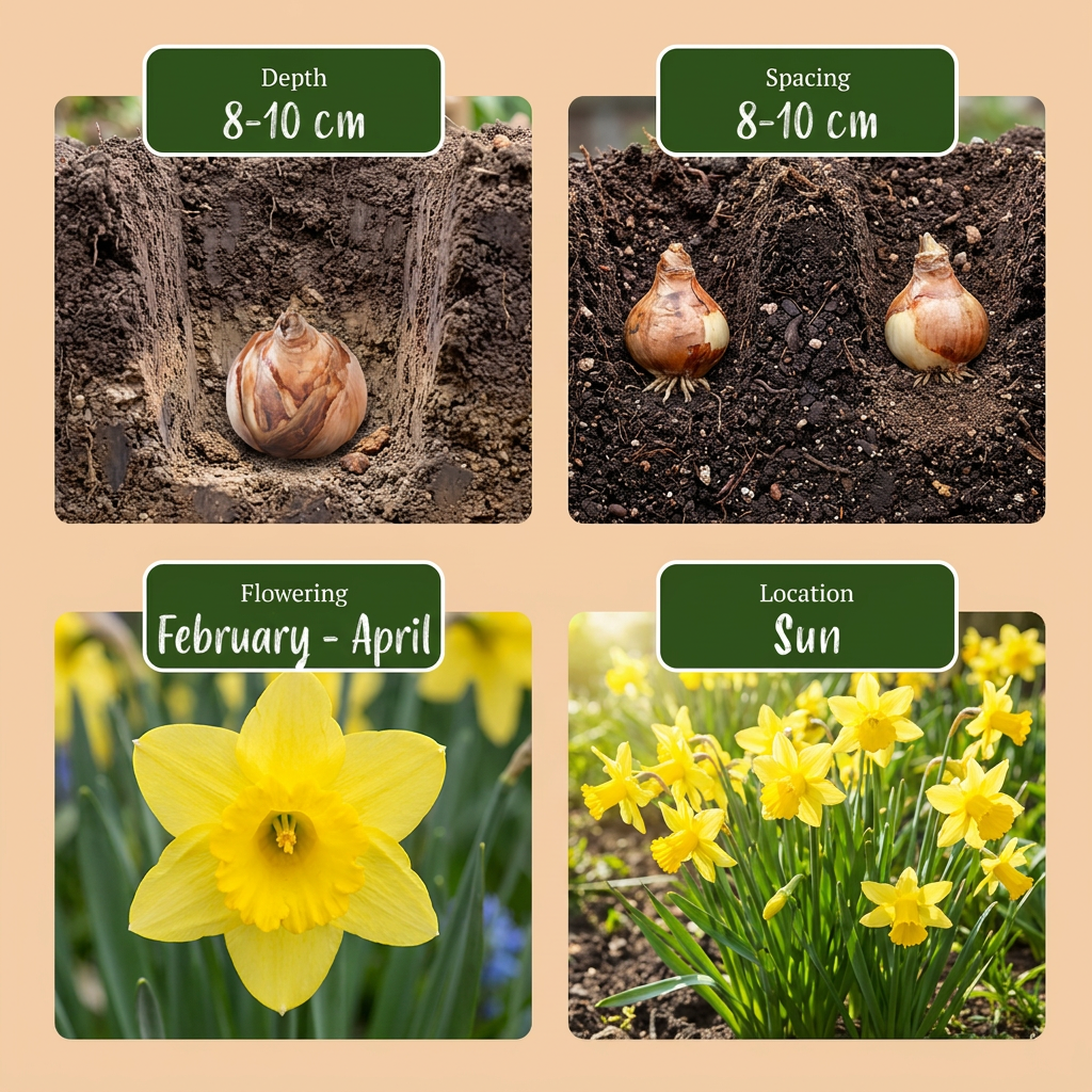 Narzisse Tête-à-Tête – Narcissus online kaufen | 50 bis 400 Blumenzwiebeln, niedrig, früh &amp; verwildernd – Wurzelwerk Design