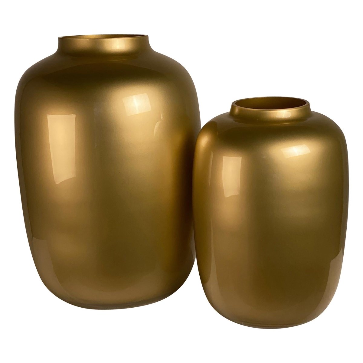 Vase Glas - Gold - Artic - M - H35 W25 - Wurzelwerk Design