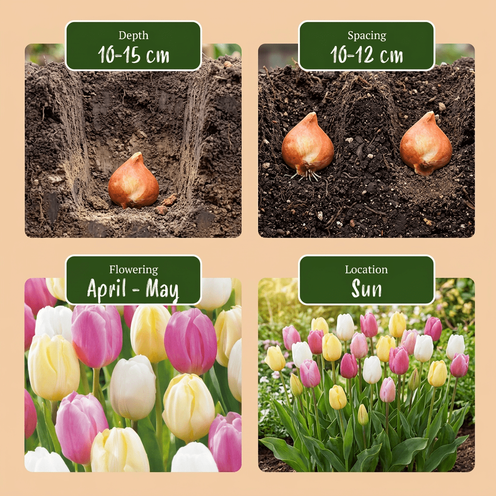 Tulpen-Mischung Sorbet – Tulipa online kaufen | 12 bis 96 Blumenzwiebeln in frischen Sorbet-Farben – Wurzelwerk Design - Wurzelwerk Design