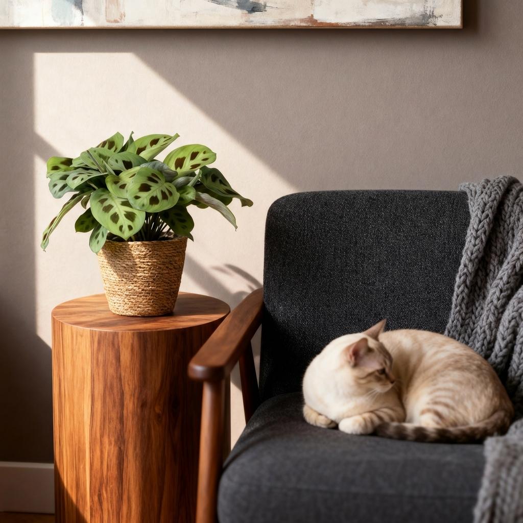 Maranta Kerchoveana kaufen | Zebrapflanze – Topf Ø 12 cm, Höhe 25 cm - Wurzelwerk Design