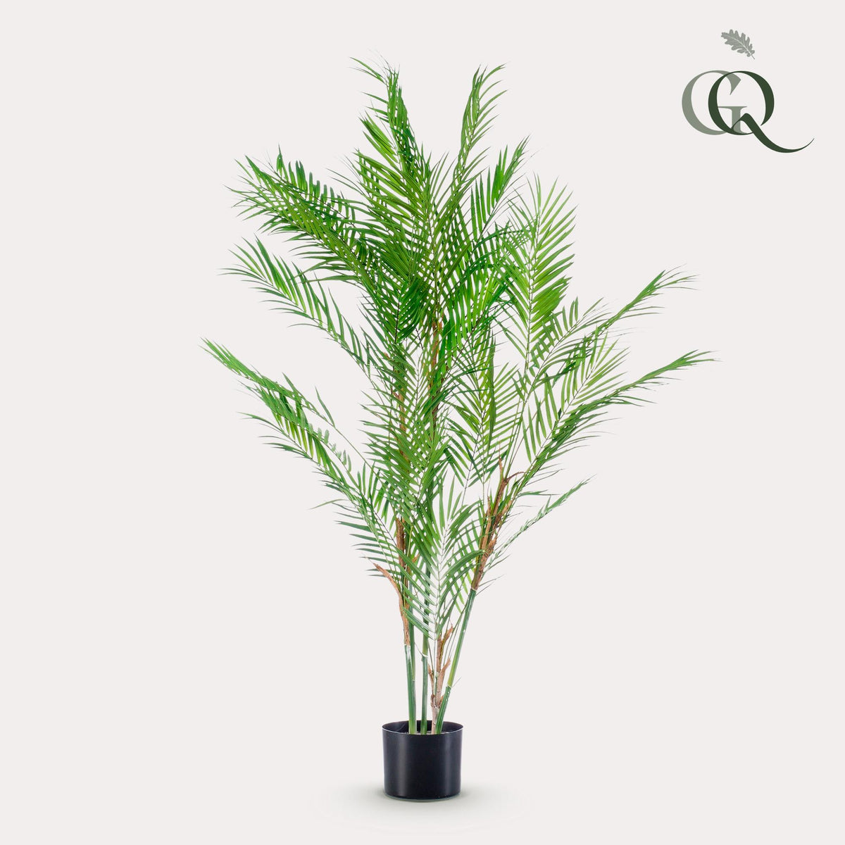 Kunstpflanze Chamaedorea Elegans, Bergpalme, Everspring, 120 cm hohe künstliche Zimmerpflanze mit grünen Blättern