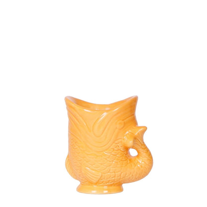 Fisch - Orange - Ø 6 cm - Wurzelwerk Design