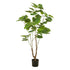 Künstliche Ficus umbellata Pflanze von Everspring, 125cm oder 180cm, mit grünen Blättern, dekorativ und pflegeleicht.