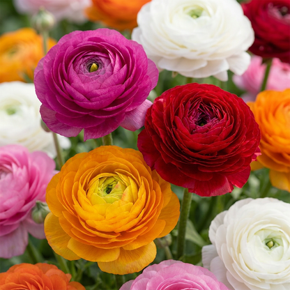 Ranunkeln Mischung – Ranunculus online kaufen | 80 bis 320 Knollen, dicht gefüllt &amp; Schnittblume – Wurzelwerk Design