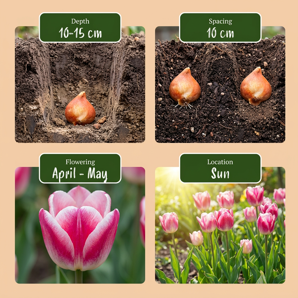 Tulpe Mata Hari – Tulipa online kaufen | 12 bis 96 Blumenzwiebeln, Rosa-Weiß &amp; auffällig – Wurzelwerk Design