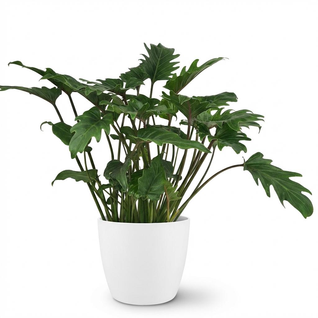 Philodendron Xanadu kaufen | Zimmerpflanze – Topf Ø 19 cm, Höhe 60 cm - Wurzelwerk Design