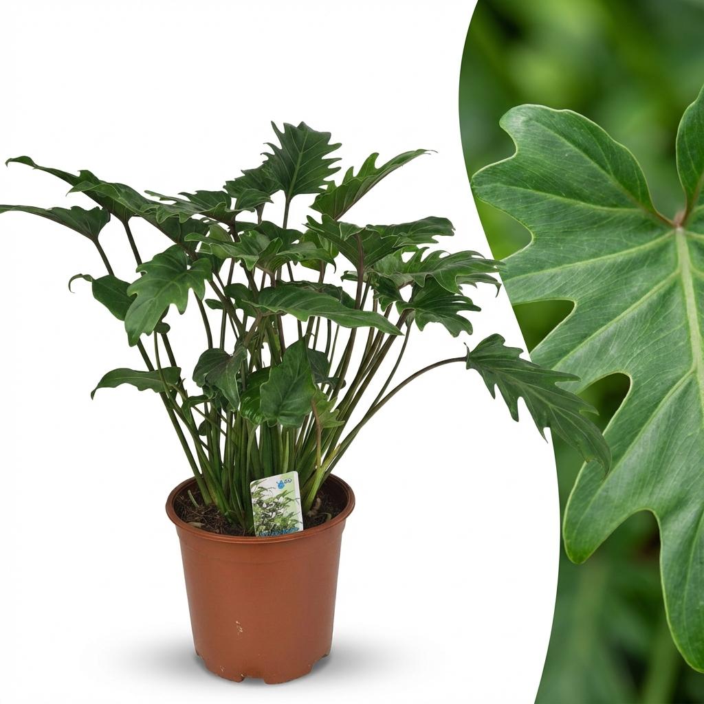 Philodendron Xanadu kaufen | Zimmerpflanze – Topf Ø 19 cm, Höhe 60 cm - Wurzelwerk Design