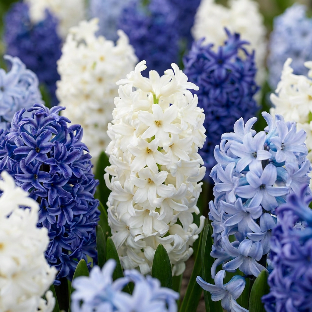 Hyazinthe Blau-Mischung – Hyacinthus orientalis online kaufen | 10 bis 80 Blumenzwiebeln, intensiv duftend – Wurzelwerk Design