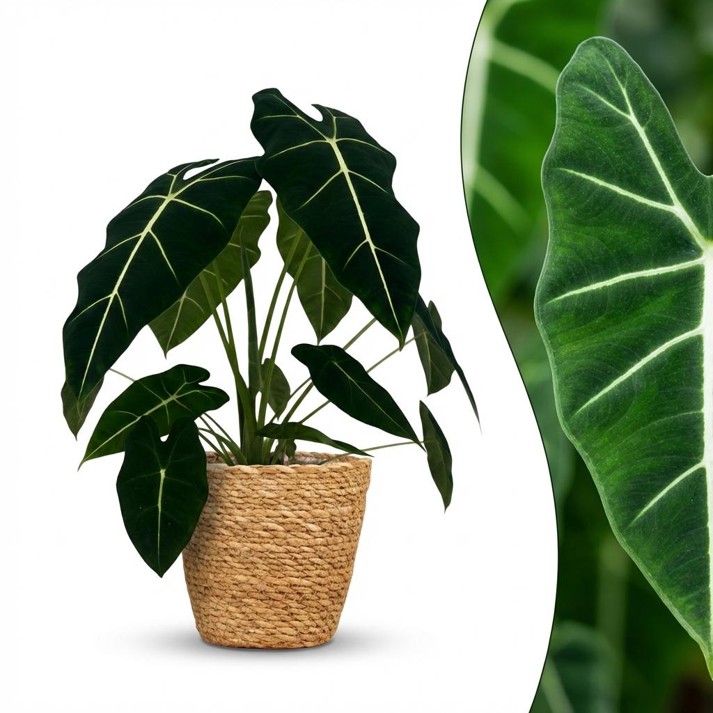 Alocasia Frydek kaufen | Elefantenohr – Topf Ø 19 cm, Höhe 60 cm