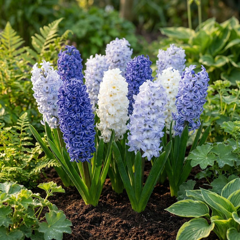Hyazinthe Blau-Mischung – Hyacinthus orientalis online kaufen | 10 bis 80 Blumenzwiebeln, intensiv duftend – Wurzelwerk Design