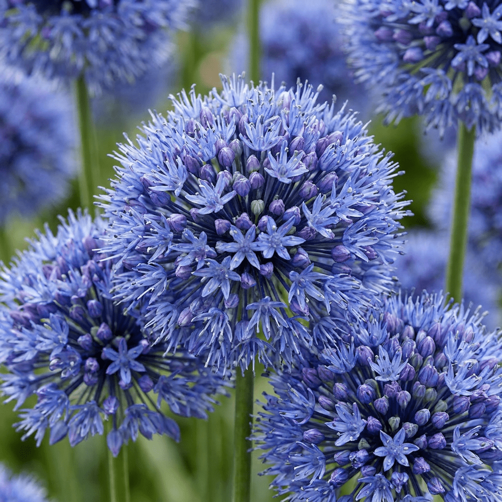 Blauer Kugellauch – Allium caeruleum online kaufen | 160 bis 320 Blumenzwiebeln, echtes Blau – Wurzelwerk Design - Wurzelwerk Design