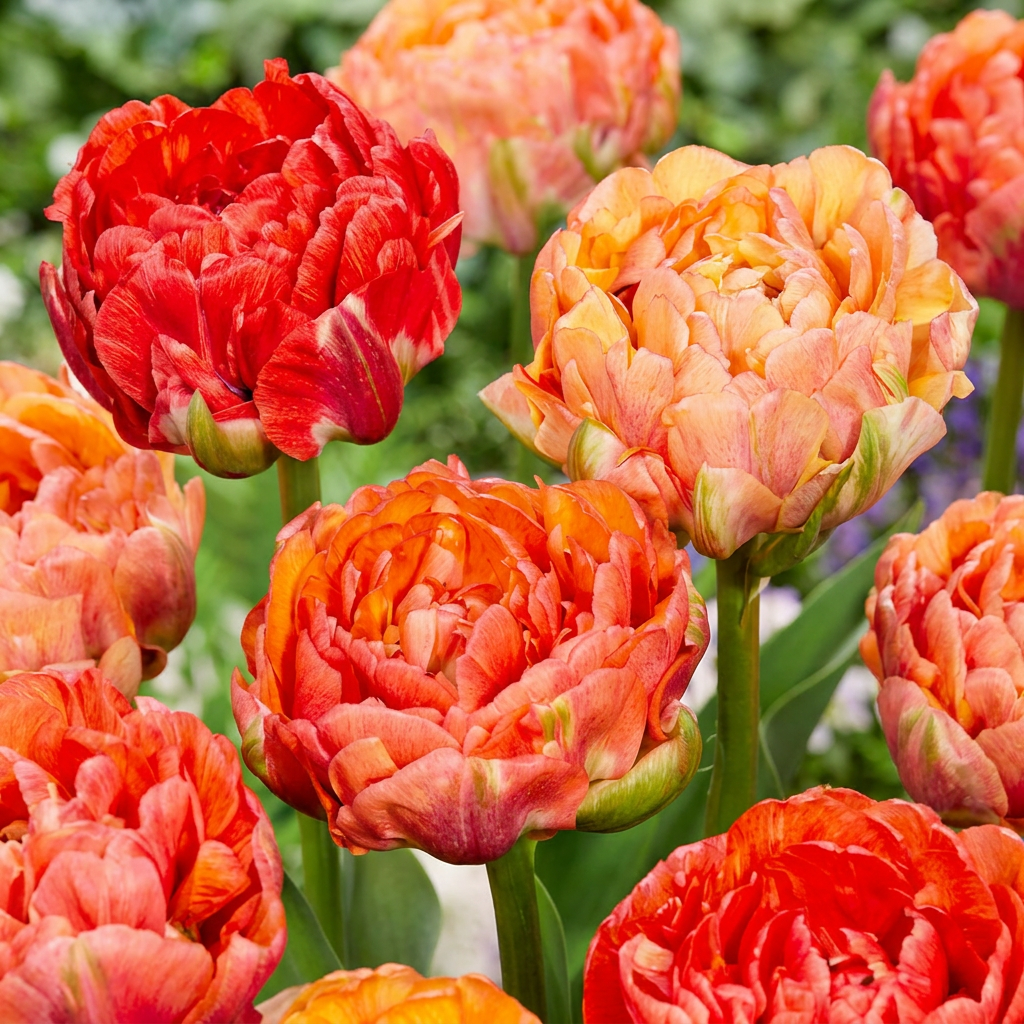 Gefüllte Tulpe Gudoshnik Double – Tulipa online kaufen | 24 bis 96 Blumenzwiebeln, gefüllt &amp; geflammt – Wurzelwerk Design