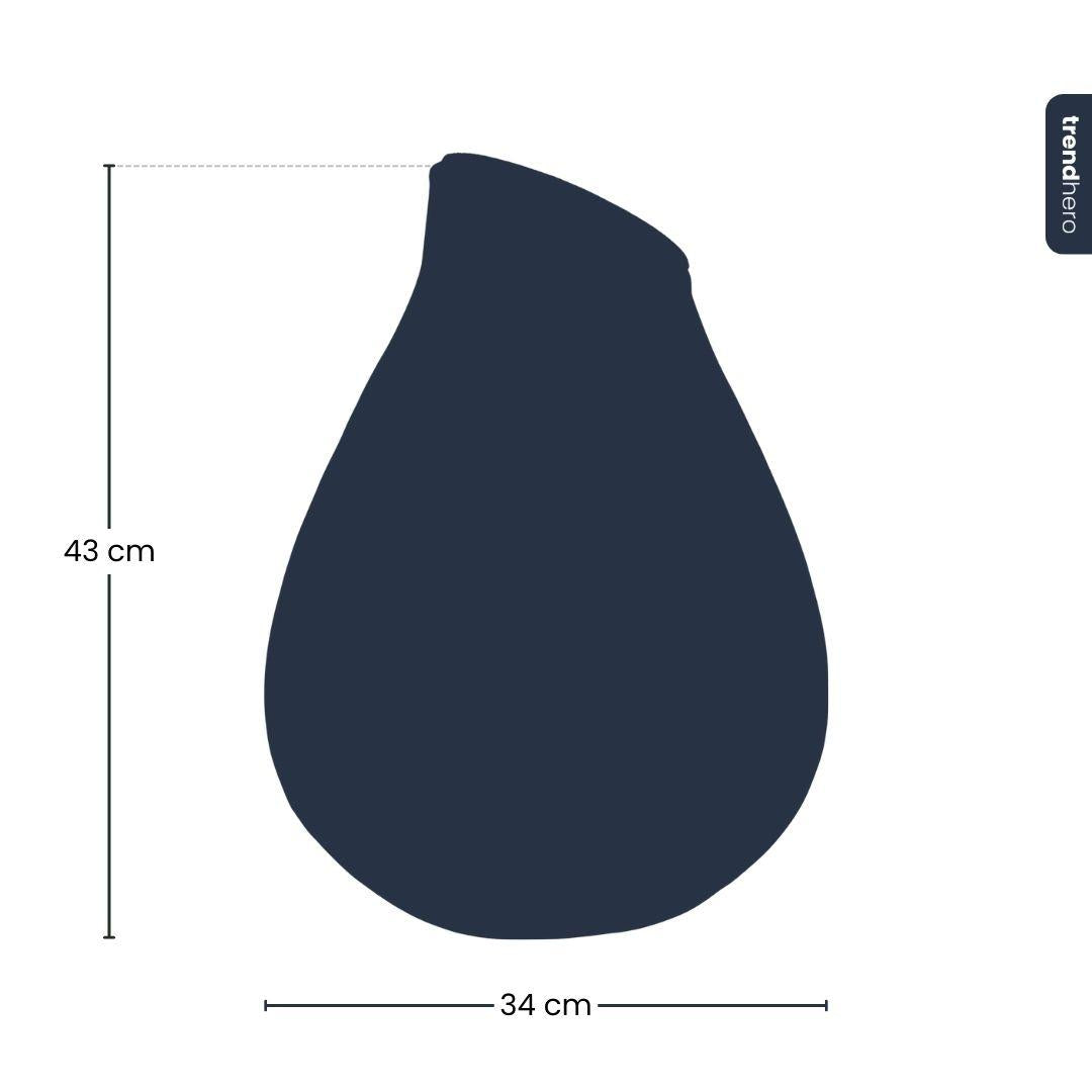 Terrariumflasche mit Korken, Tropfenform XXL, Ø 34 cm 43 cm
