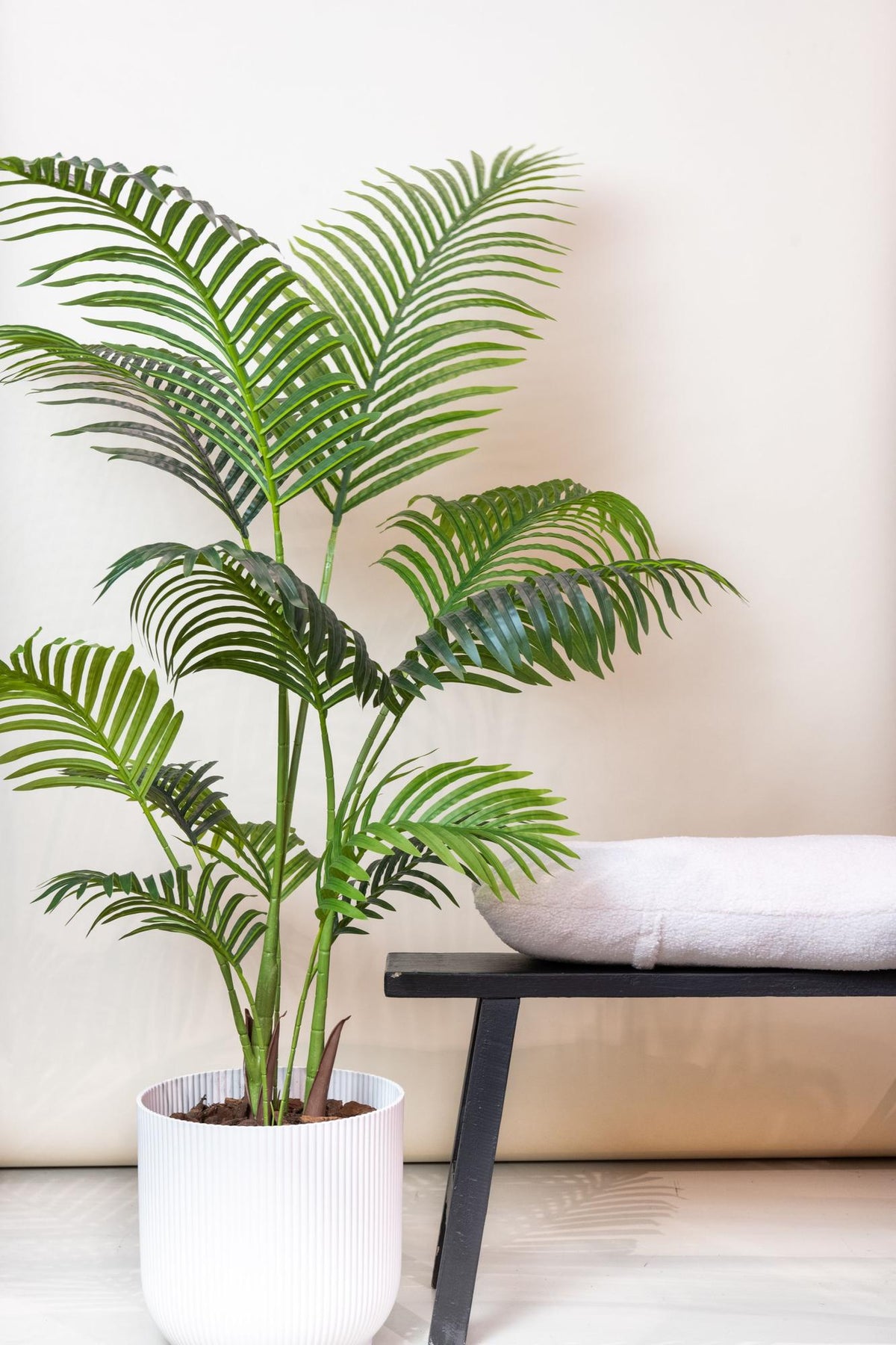 Everspring Kunstpflanze Howea Forsteriana, 140cm oder 160cm, detailreiche grüne Pflanze für elegante Raumdekoration