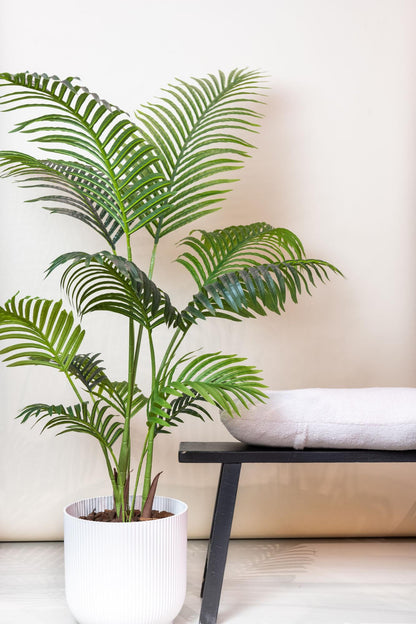 Everspring Kunstpflanze Howea Forsteriana, 140cm oder 160cm, detailreiche grüne Pflanze für elegante Raumdekoration