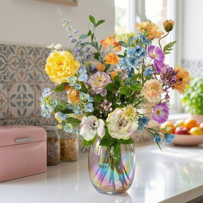 Kunstblumenstrauß - Soft Spring Deluxe - Real Touch - 18 Stiele - ↑ 85 cm