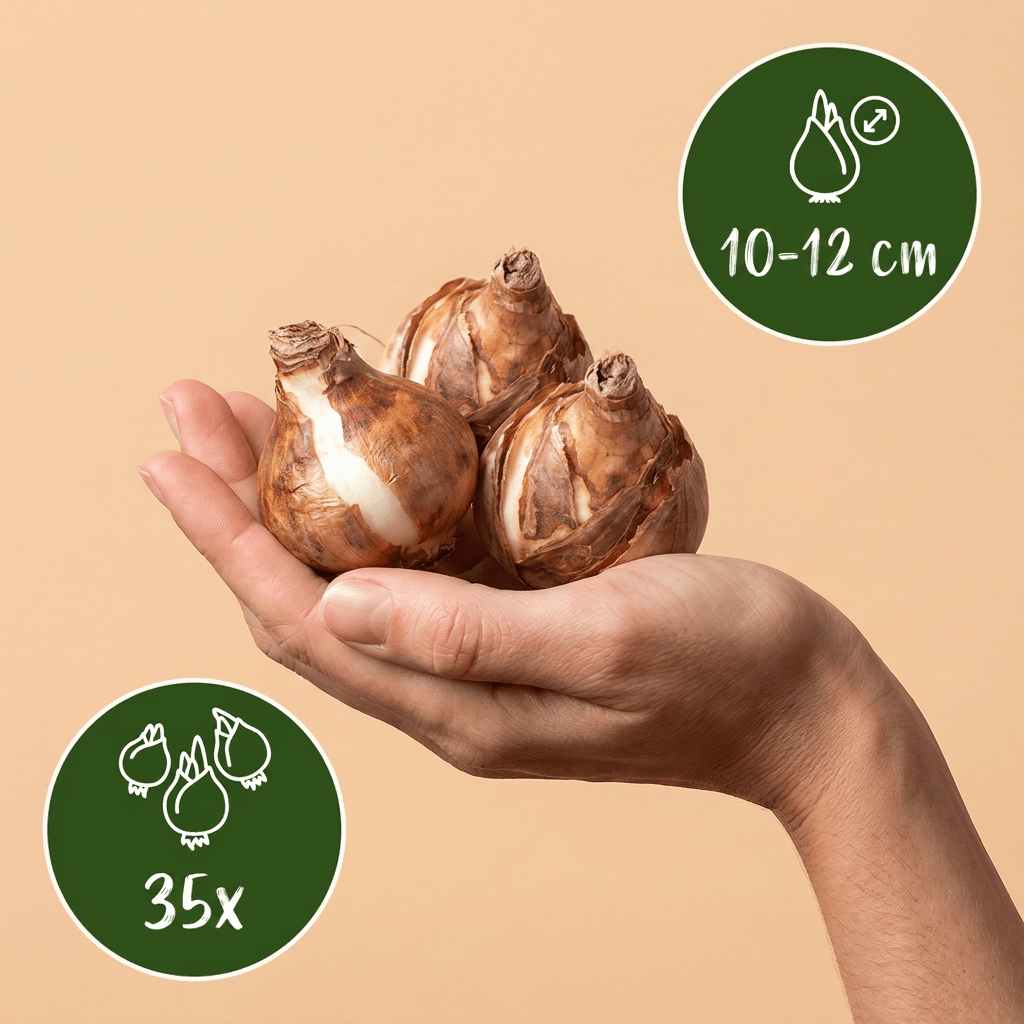 Blumenzwiebel-Mischung Trockengarten – online kaufen | 35 bis 280 Zwiebeln für sonnige, trockene Beete – Wurzelwerk Design - Wurzelwerk Design
