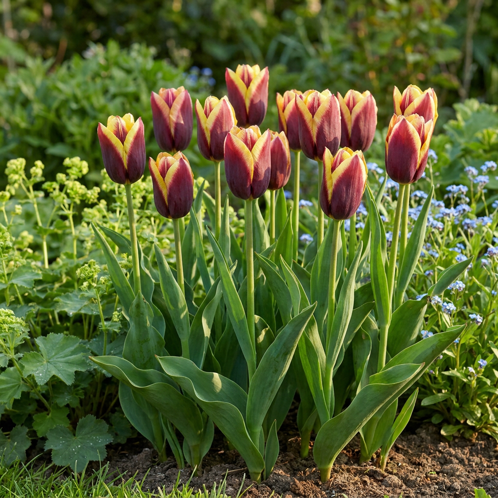 Tulpen-Mischung My Favourite Topping – Tulipa online kaufen | 15 bis 120 Blumenzwiebeln, verspielte Farbmischung – Wurzelwerk Design