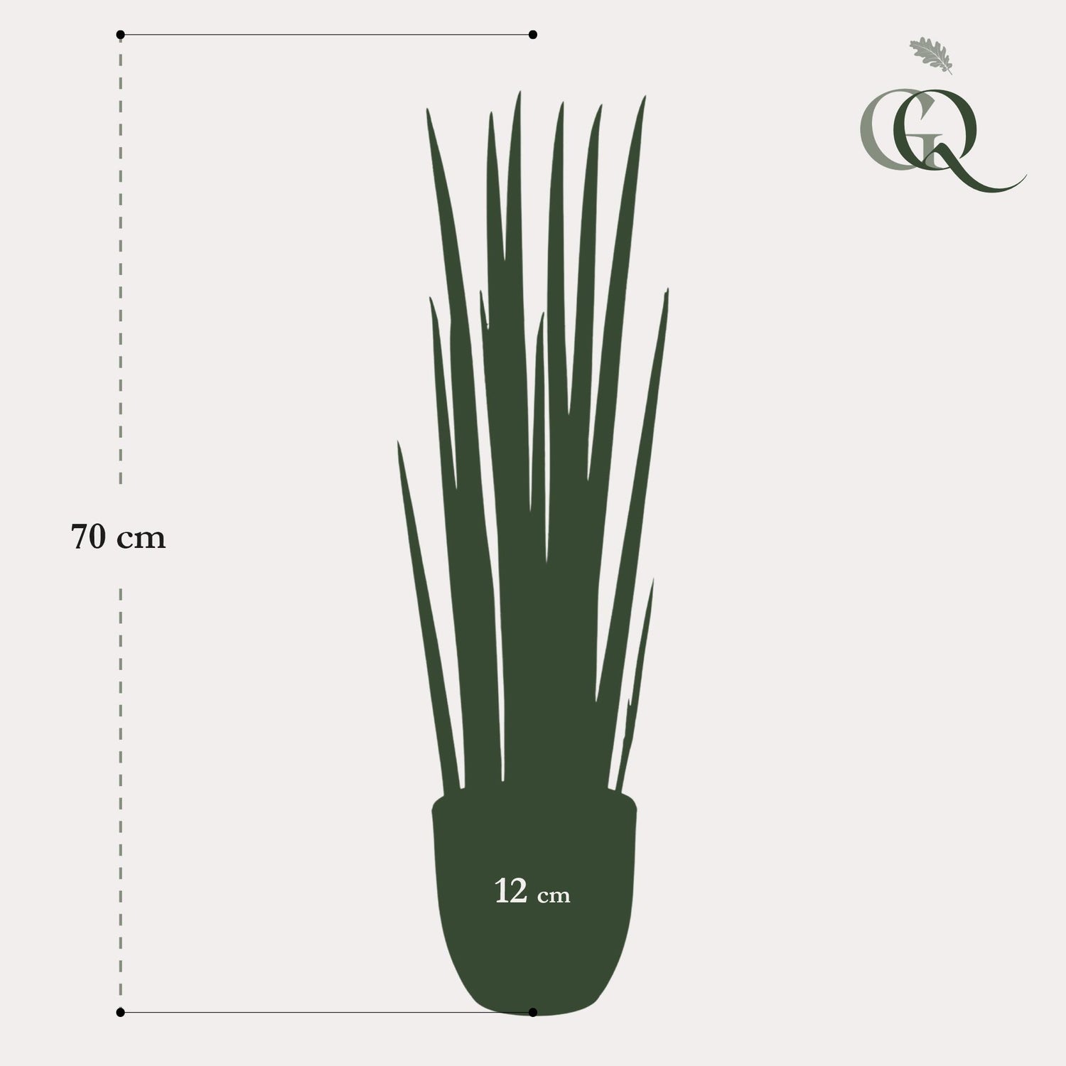 Kunstpflanze Sansevieria Cylindrica, Everspring, 70 cm hohe Frauenzunge aus Kunststoff, detailreiche Nachbildung, grüne Blätter