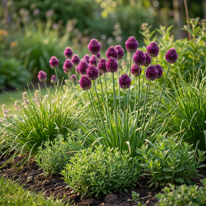 Kugelköpfiger Lauch – Allium sphaerocephalon online kaufen | 200 bis 800 Blumenzwiebeln, Bienenmagnet – Wurzelwerk Design