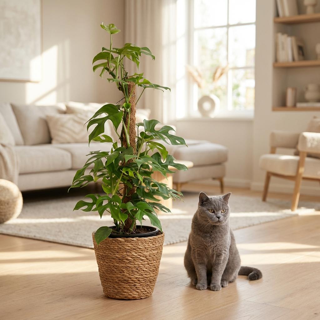 Monstera Minima am Moosstab kaufen | Ø 19 cm, Höhe 90 cm