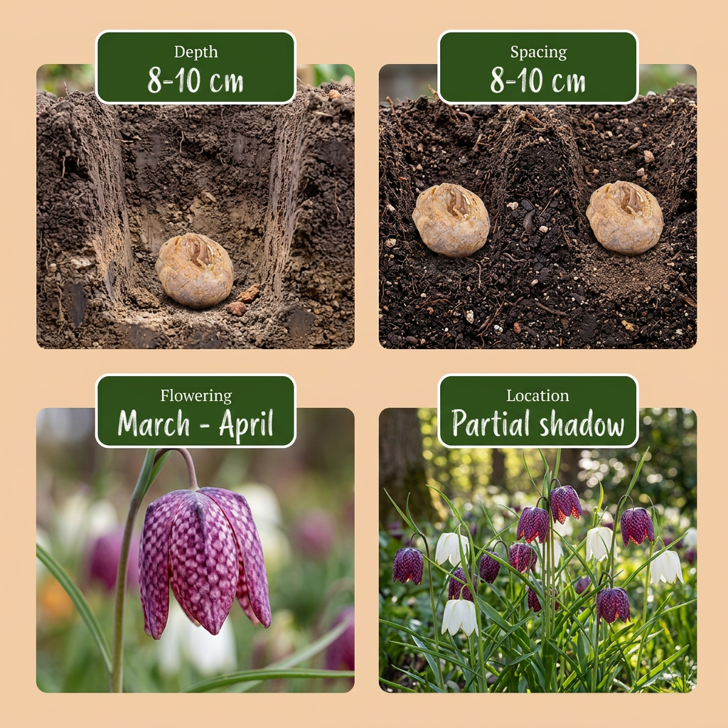 Schachbrettblume – Fritillaria meleagris online kaufen | 60 bis 240 Blumenzwiebeln, gemustert &amp; für feuchte Wiesen – Wurzelwerk Design