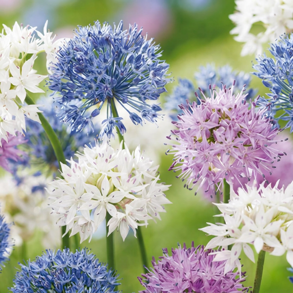 Zierlauch-Mischung Buzzing Beauties – Allium online kaufen | 15 bis 120 Blumenzwiebeln, Bienenmischung – Wurzelwerk Design