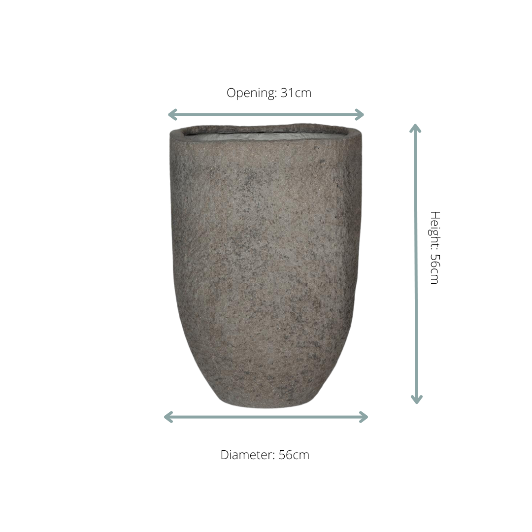 Topf Mountain Hayes Dioriet Grey in verschiedenen Größen