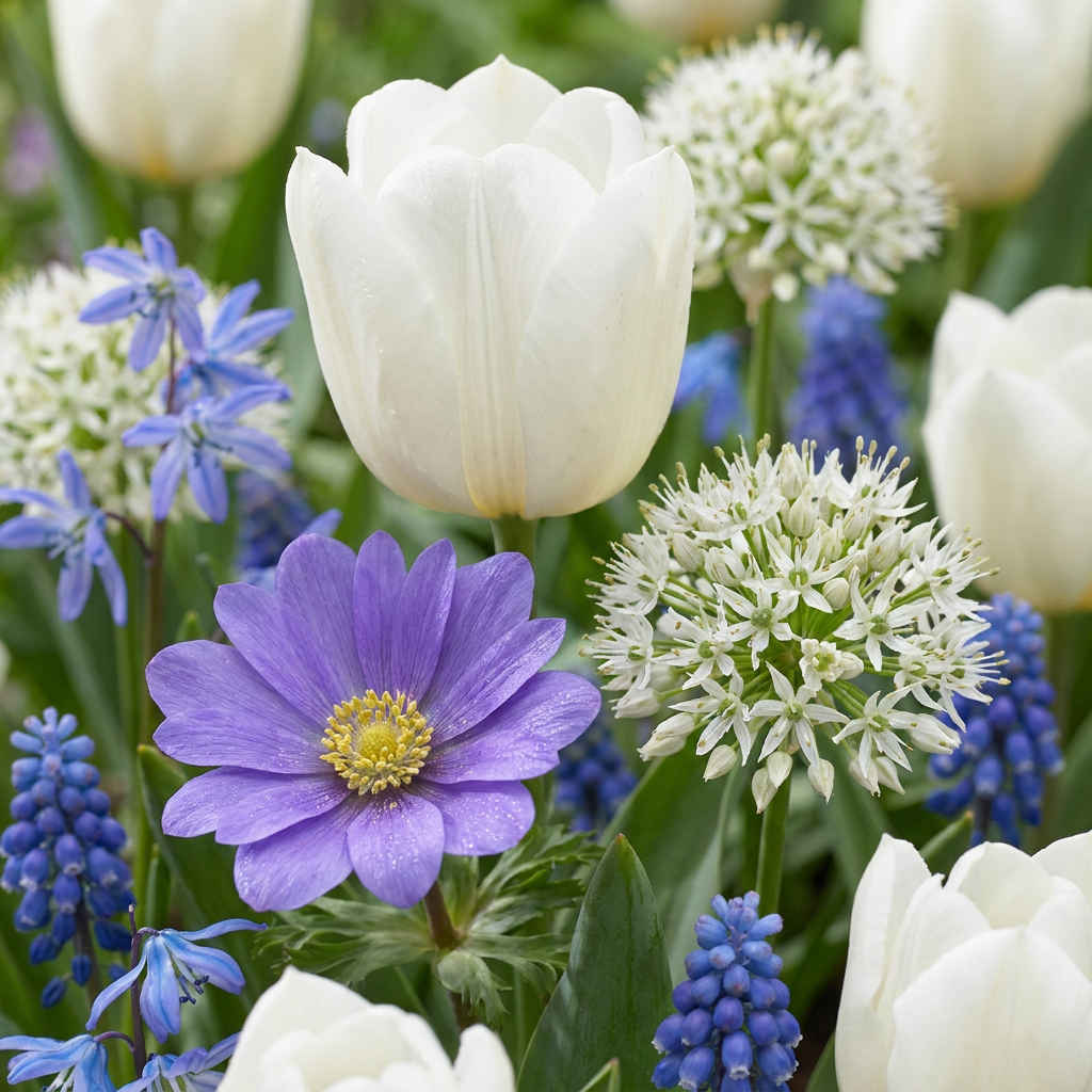 Blumenzwiebel-Mischung Blau – für große Flächen online kaufen | 250 bis 1000 Zwiebeln – Wurzelwerk Design