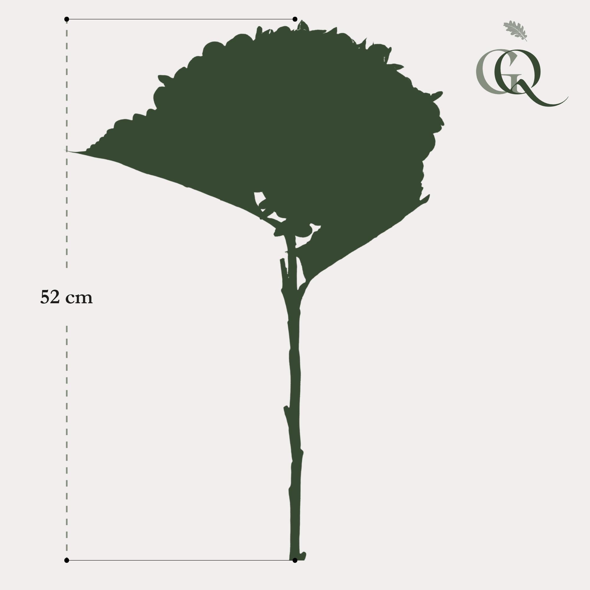Künstliche Blumen Solo Blue Hortensienblüte x 8 52 cm